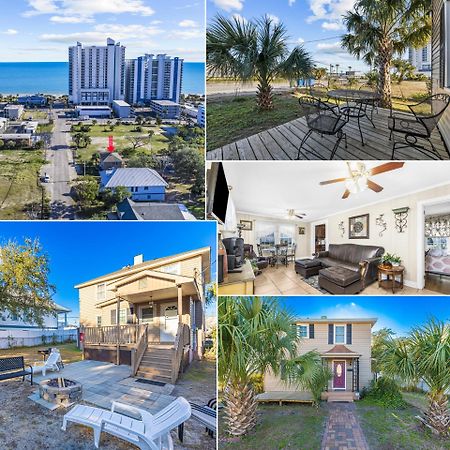 Dazzling Centrally Located Ocean View W 2 Kings, Huge Private Yard, 2 Decks, Firepit, Bbq เมอร์เทิลบีช ภายนอก รูปภาพ